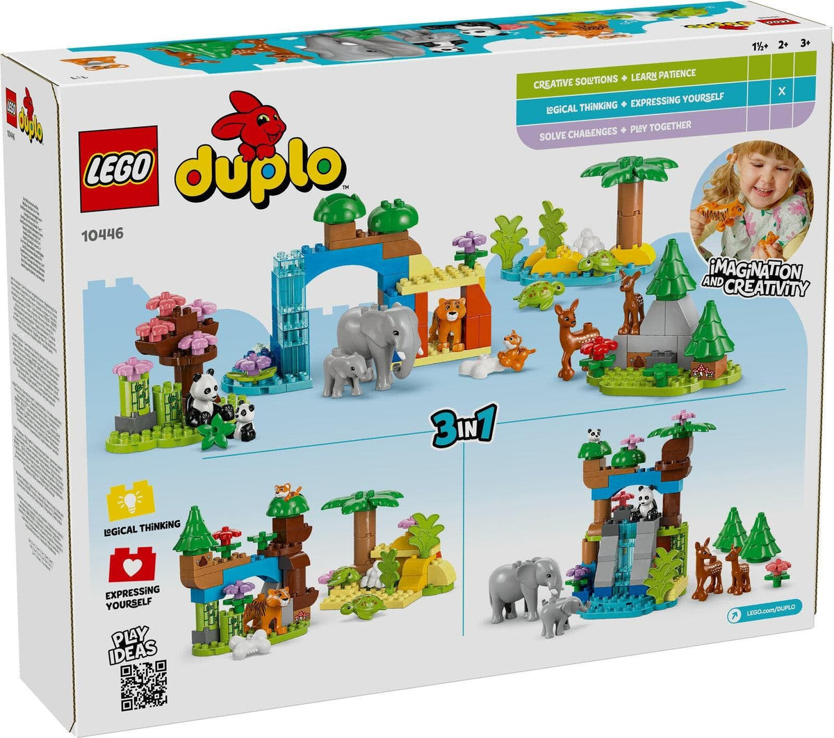LEGO DUPLO 3in1 Wild Animal Families Toddler 10446