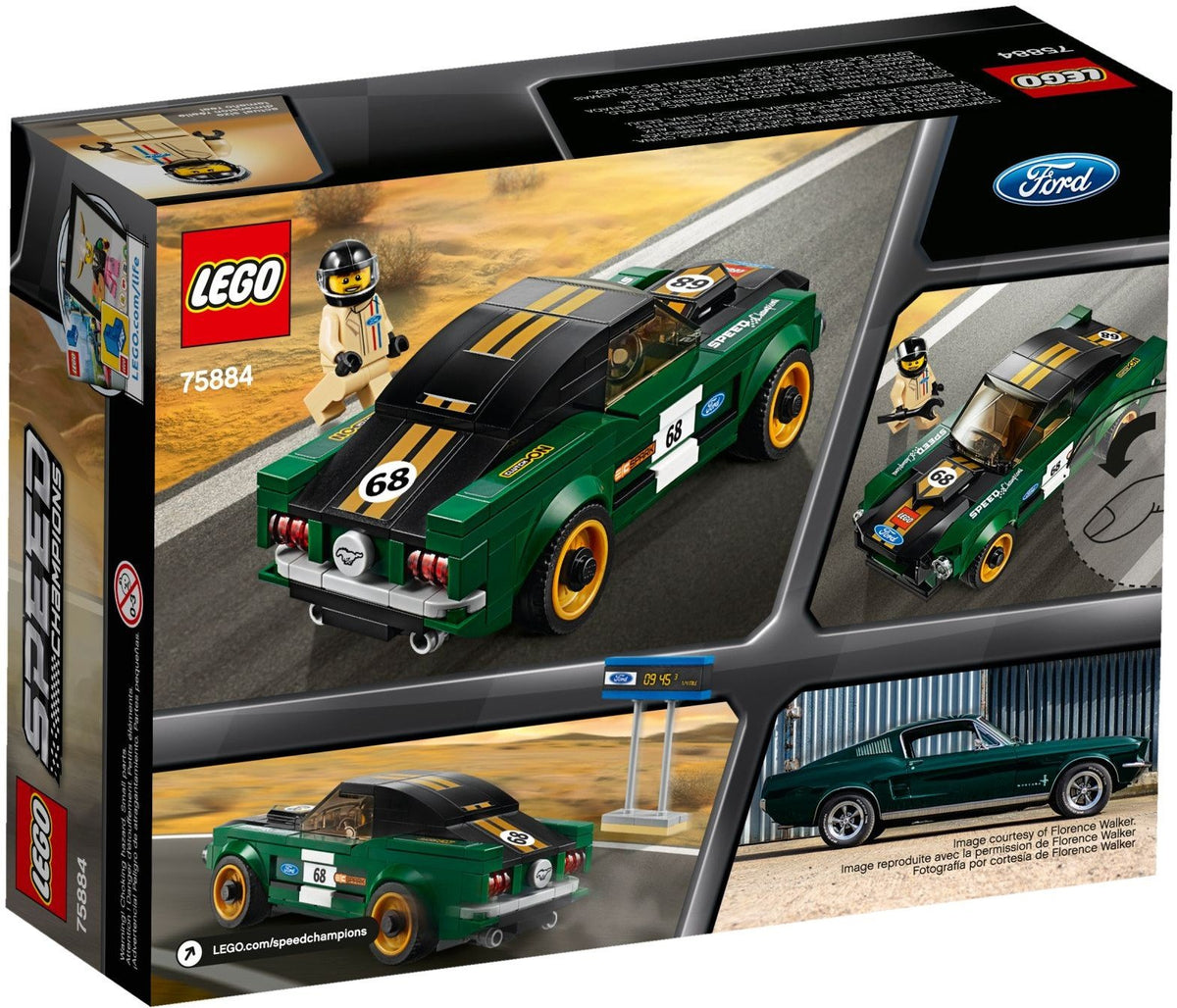LEGO Speed Champions 1968 Ford Mustang Fastback 75884 Playset Toy