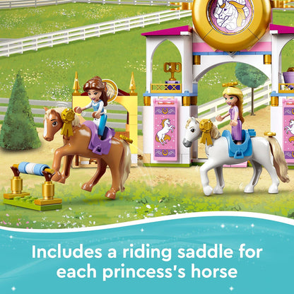 LEGO Disney Princess Belle and Rapunzel's Royal Stables 43195