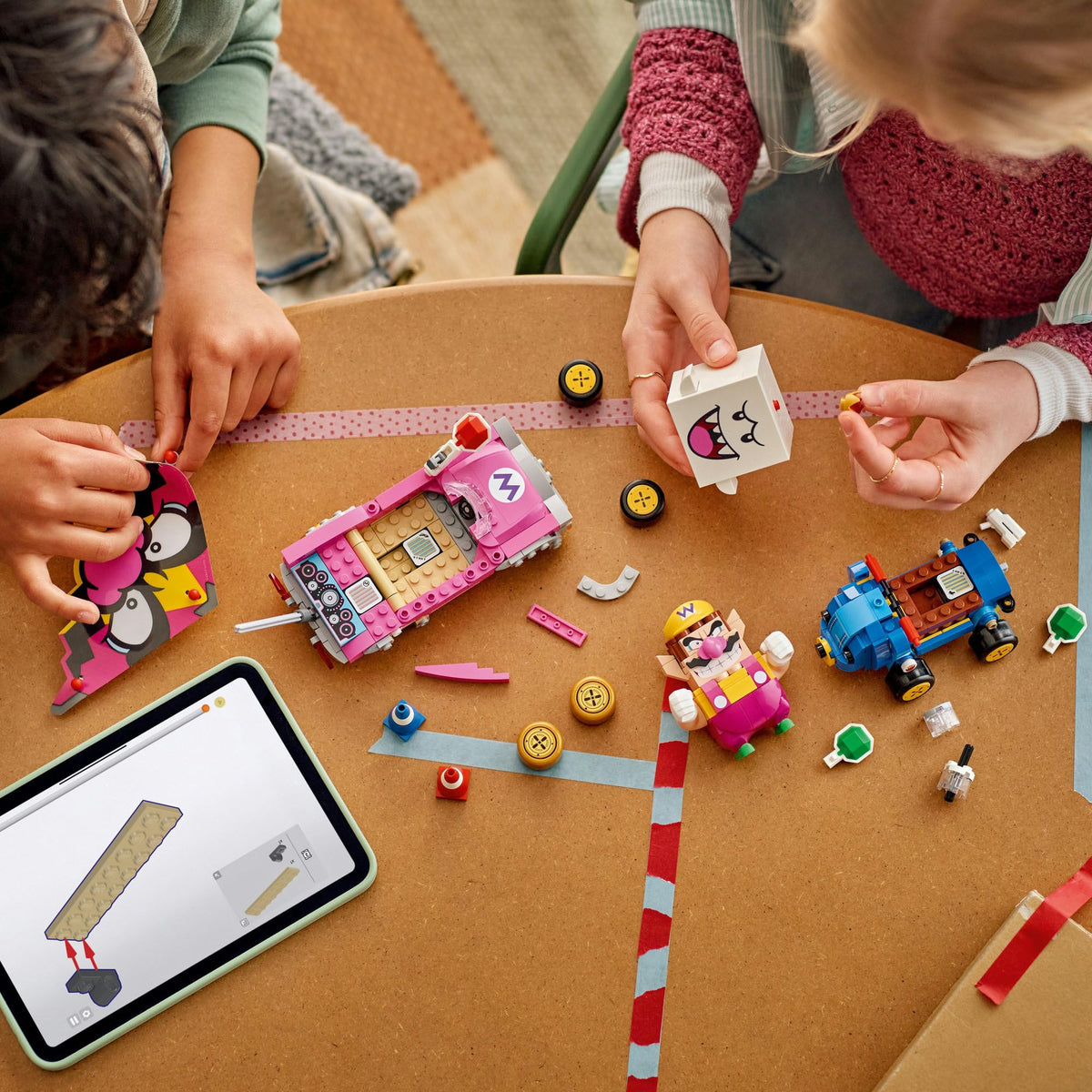 LEGO® Super Mario™: Mario Kart™ – Wario & King Boo Figures 72038 Badwagon and Teddy Buggy Drifting Toy Vehicles for Kids, Nintendo® Character Toy Idea for Boys, Girls and Any Gamers Aged 8 Plus