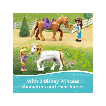 LEGO Disney Princess Belle and Rapunzel's Royal Stables 43195