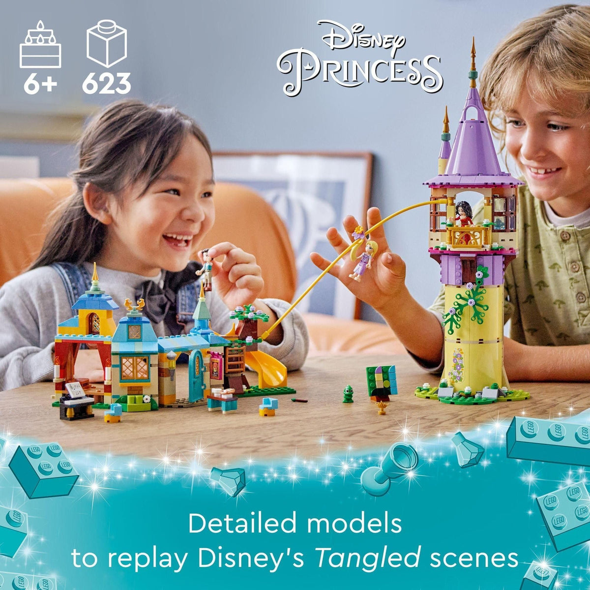 LEGO® Disney Princess Rapunzel's Tower & The Snuggly Duckling 43241