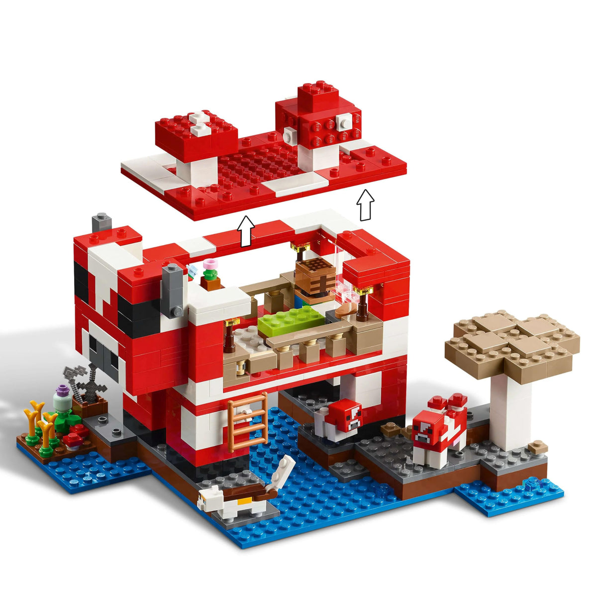 LEGO Minecraft The Mooshroom House 21270
