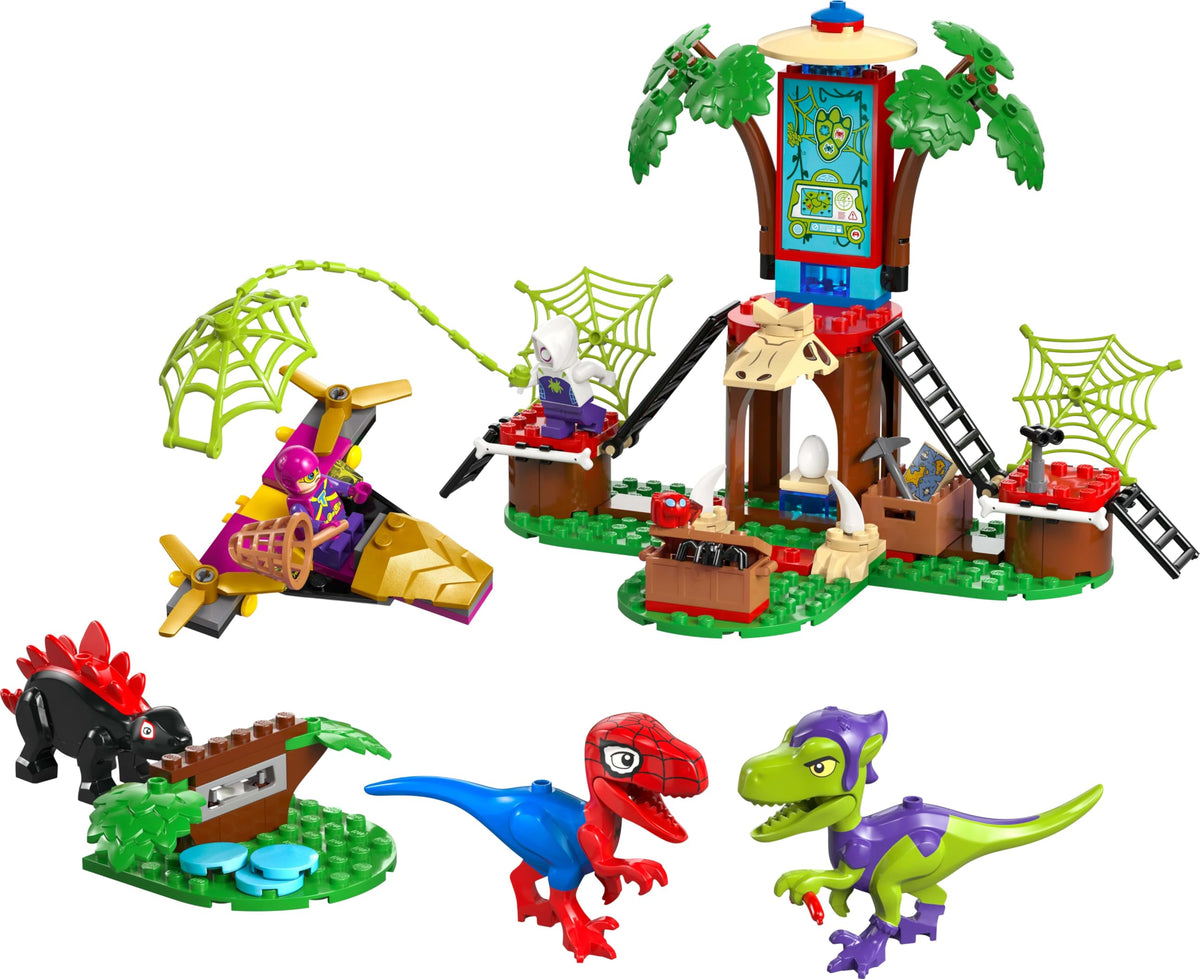 LEGO Marvel Spidey and His Amazing Friends Spidey and Gobby’s Raptor Battle at Tree House HQ  11200