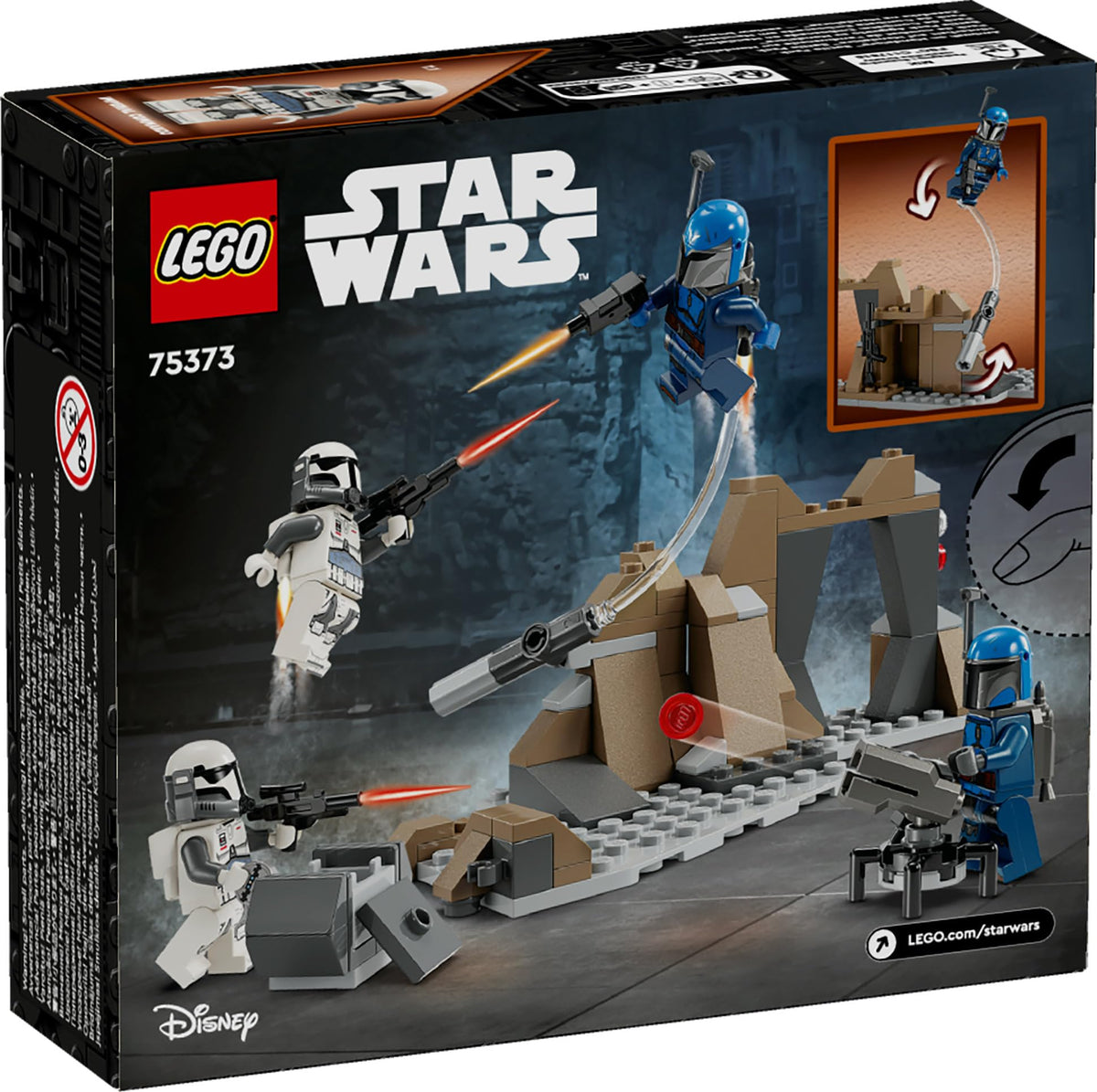 LEGO Star Wars: The Mandalorian Ambush on Mandalore Battle Pack 75373