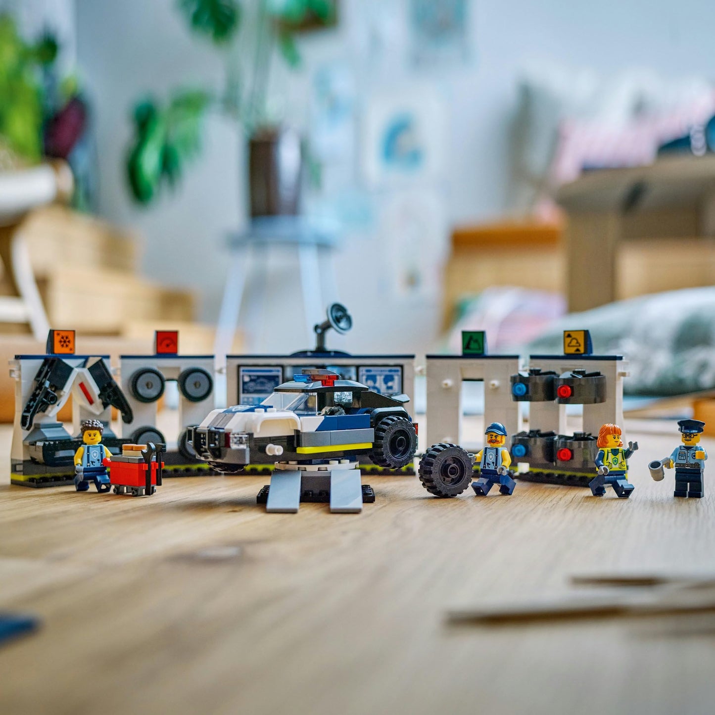 LEGO City Custom Police Car Garage 60457