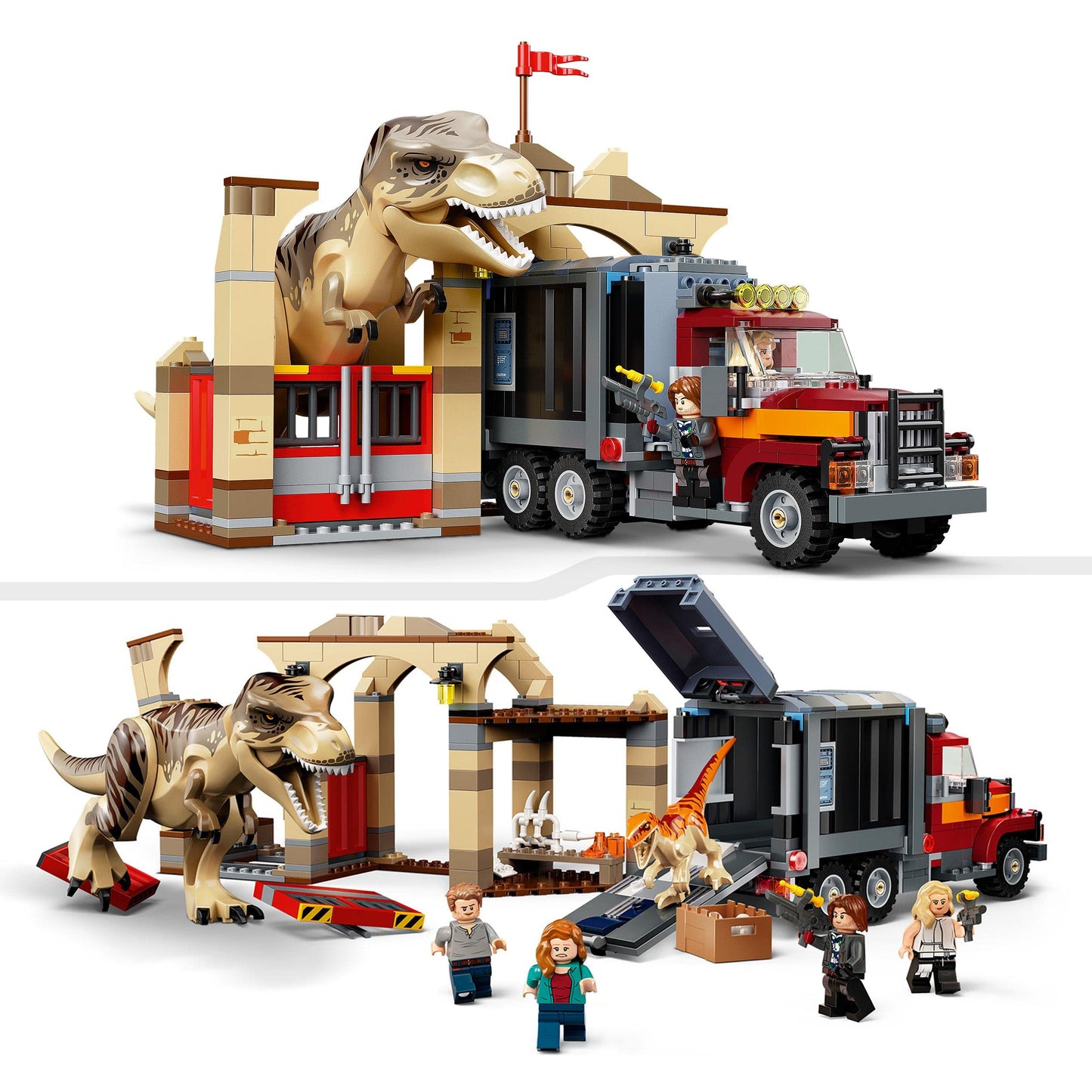 LEGO 76948 Jurassic World T. rex & Atrociraptor Dinosaur Breakout
