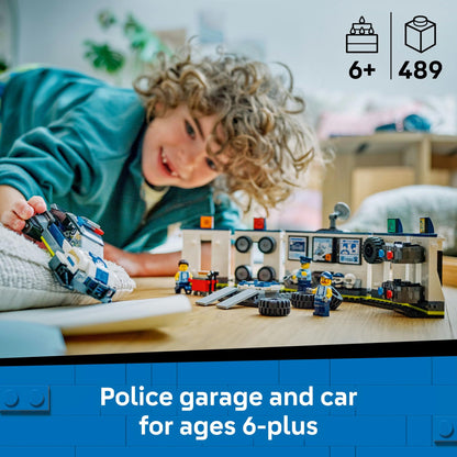 LEGO City Custom Police Car Garage 60457