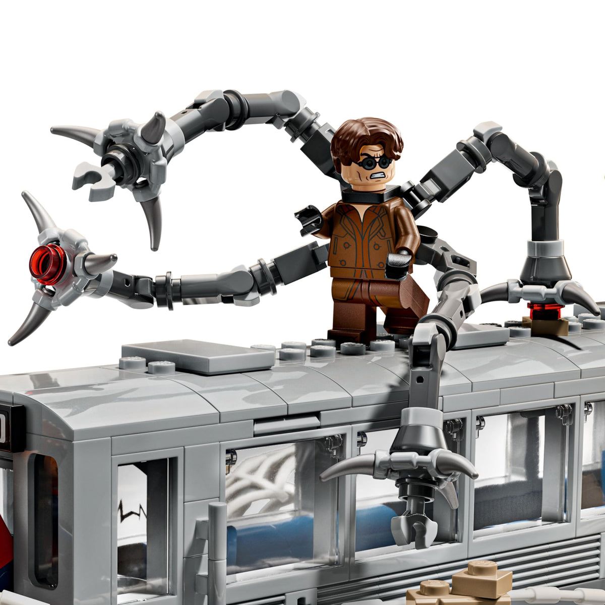 LEGO Marvel Spider-Man vs. Doc Ock Subway Train Scene 76321
