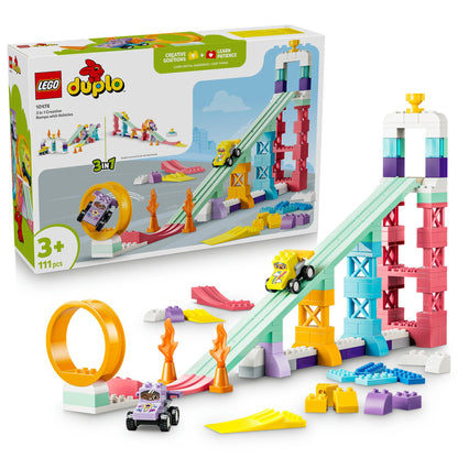 LEGO® DUPLO® Town 3 in 1 Creative Ramps with Vehicles 10478