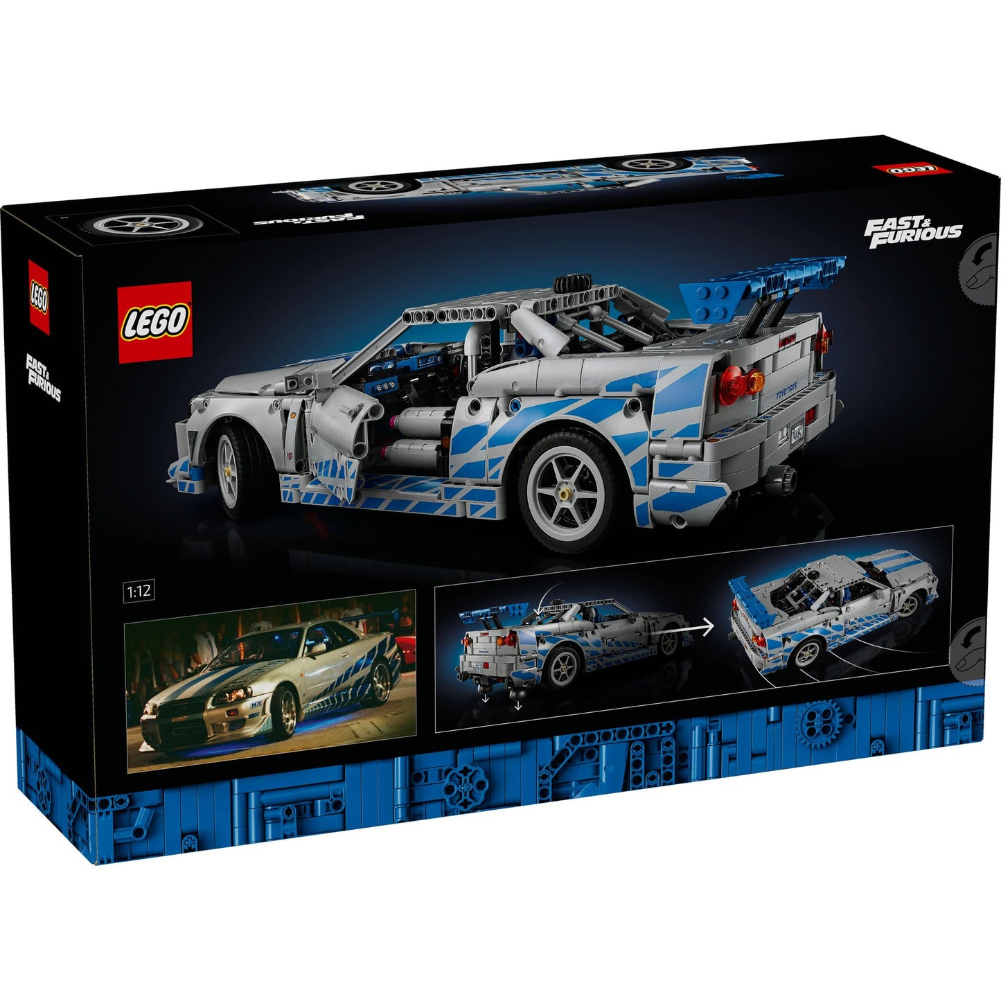 LEGO Technic 2 Fast 2 Furious Nissan Skyline GT-R (R34) Car 42210