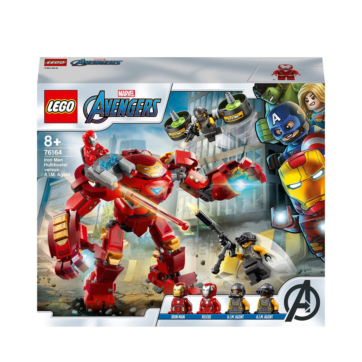LEGO Marvel Avengers Iron Man Hulkbuster Versus A.I.M. Agent 76164