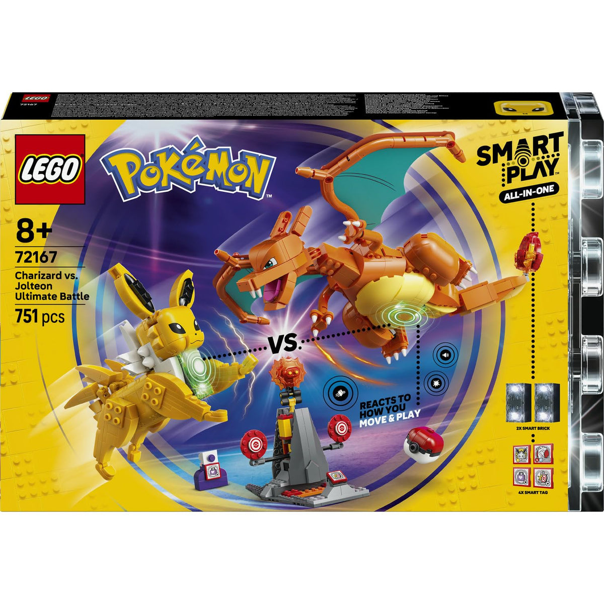 LEGO Pokémon™ SMART Play™: Charizard vs. Jolteon Ultimate Battle 72167
