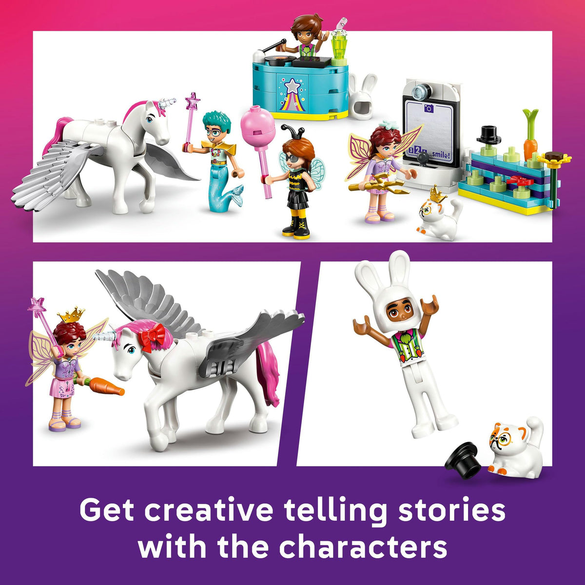 LEGO® Friends Costume Party with Unicorn & Fairy 42661