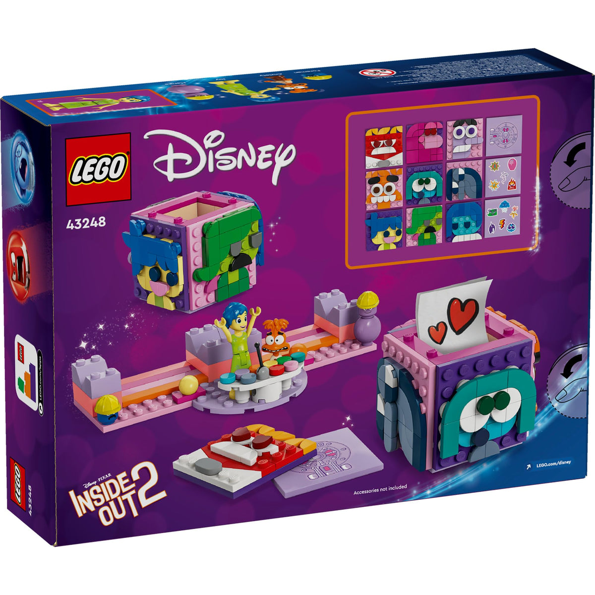 LEGO® ǀ Disney Pixar Inside Out 2 Mood Cubes 43248