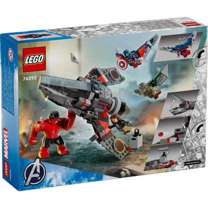 LEGO Marvel Captain America vs. Red Hulk Battle Set 76292