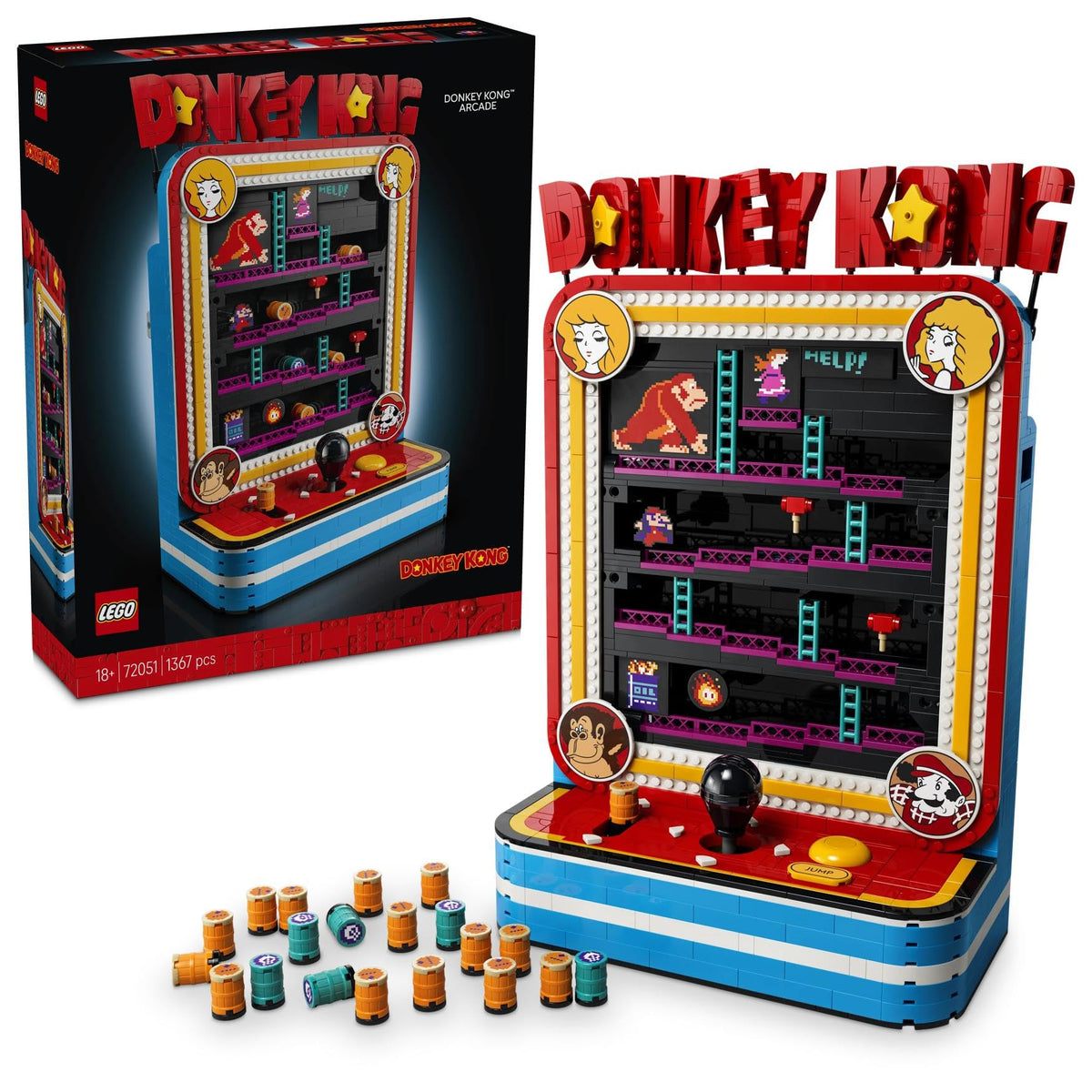 LEGO Super Mario Donkey Kong Arcade Game 72051