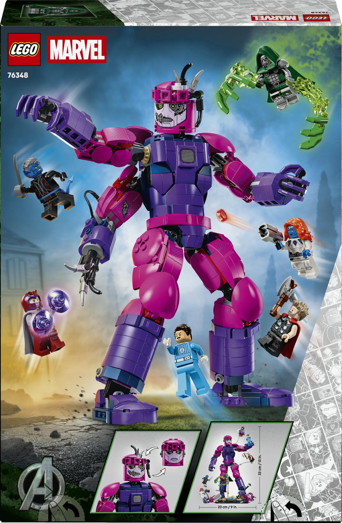 LEGO Marvel Epic Battle Avengers Doomsday 76348