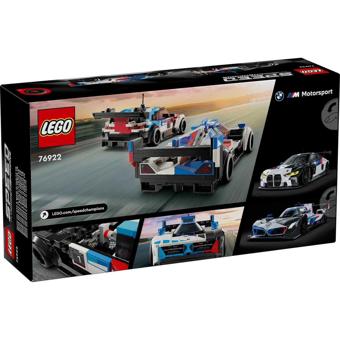 LEGO  BMW M4 GT3 & BMW M Hybrid V8 Race Cars 76922