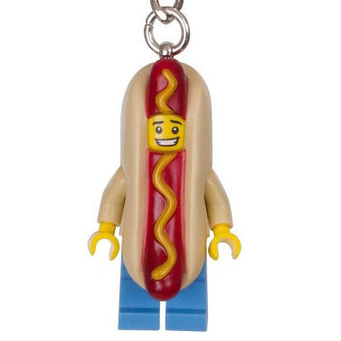 LEGO Hot Dog Guy Key Chain (853571)