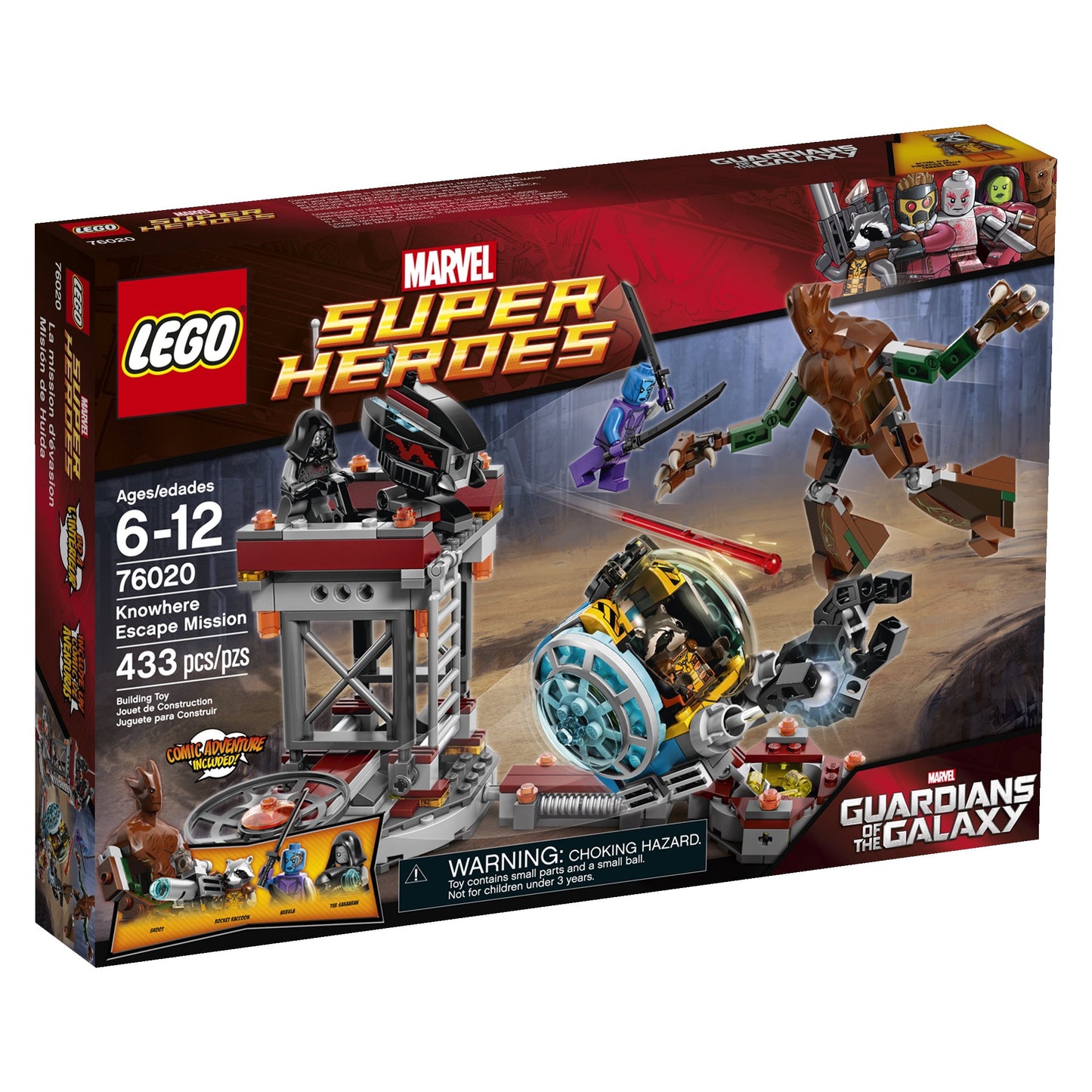 LEGO Superheroes 76020 Knowhere Escape Mission Building Set