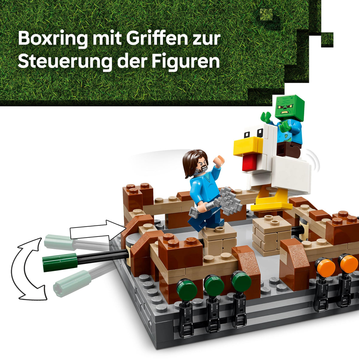 LEGO Minecraft Waldanwesen mit Boxring 21272