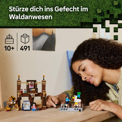 LEGO Minecraft Waldanwesen mit Boxring 21272