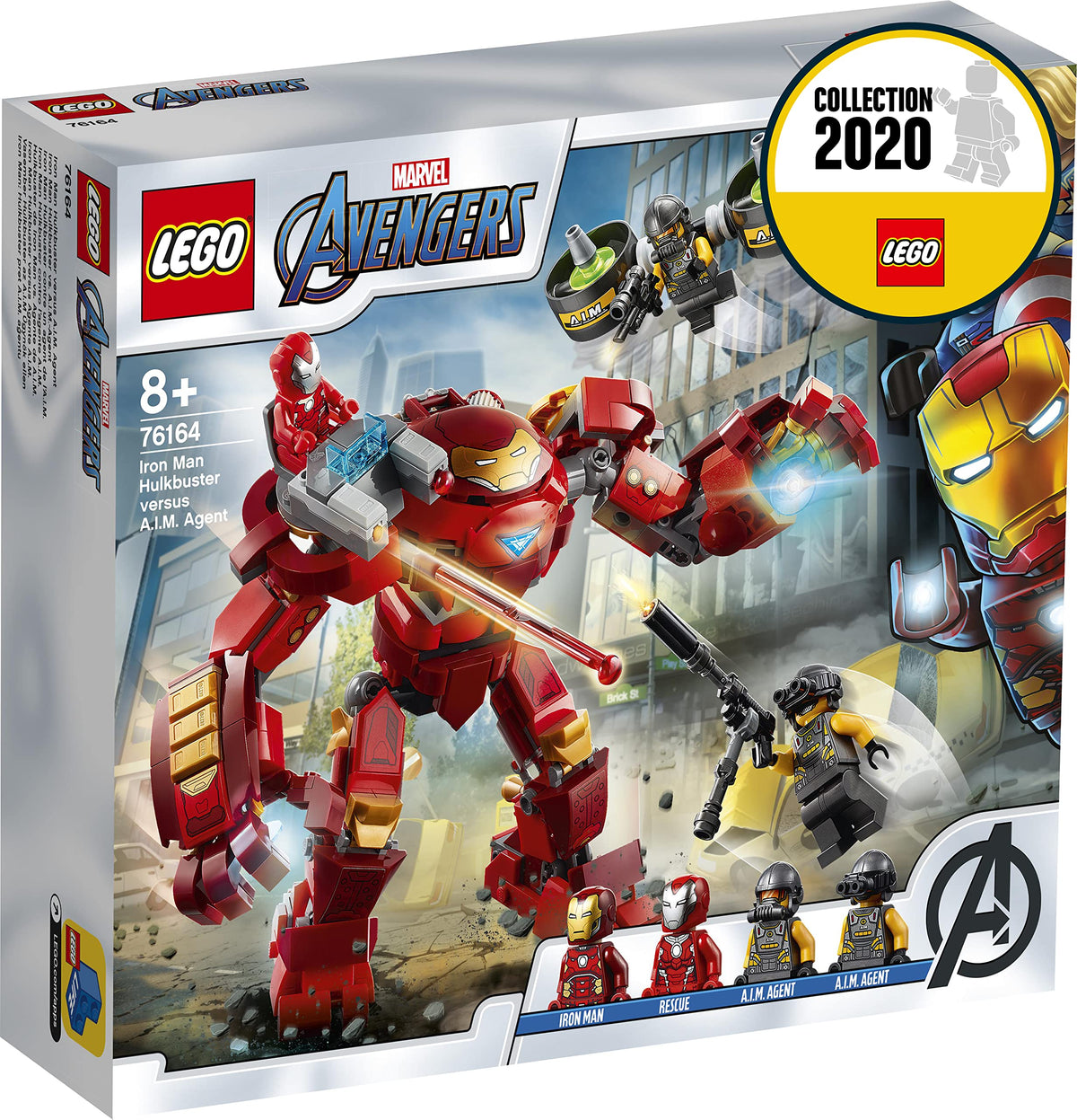 LEGO Marvel Avengers Iron Man Hulkbuster Versus A.I.M. Agent 76164