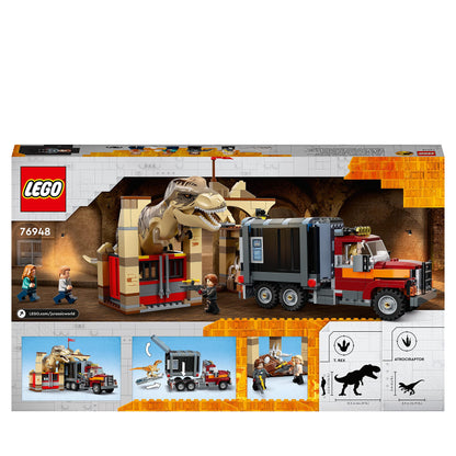 LEGO 76948 Jurassic World T. rex & Atrociraptor Dinosaur Breakout