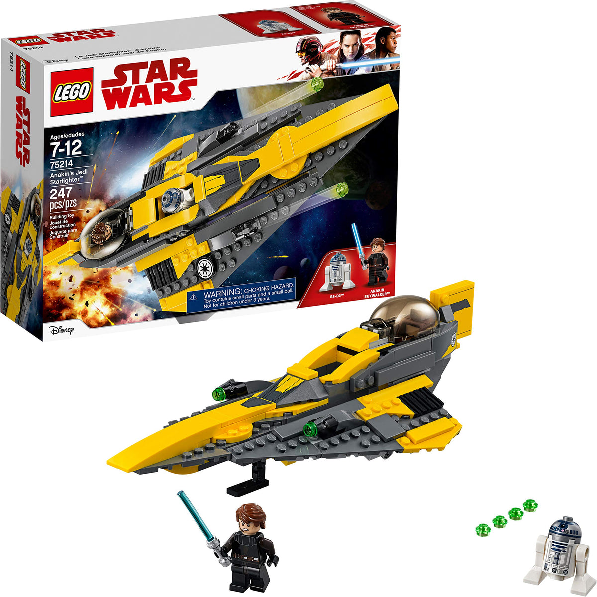 LEGO Star Wars The Clone Wars Anakin's Jedi Starfighter 75214