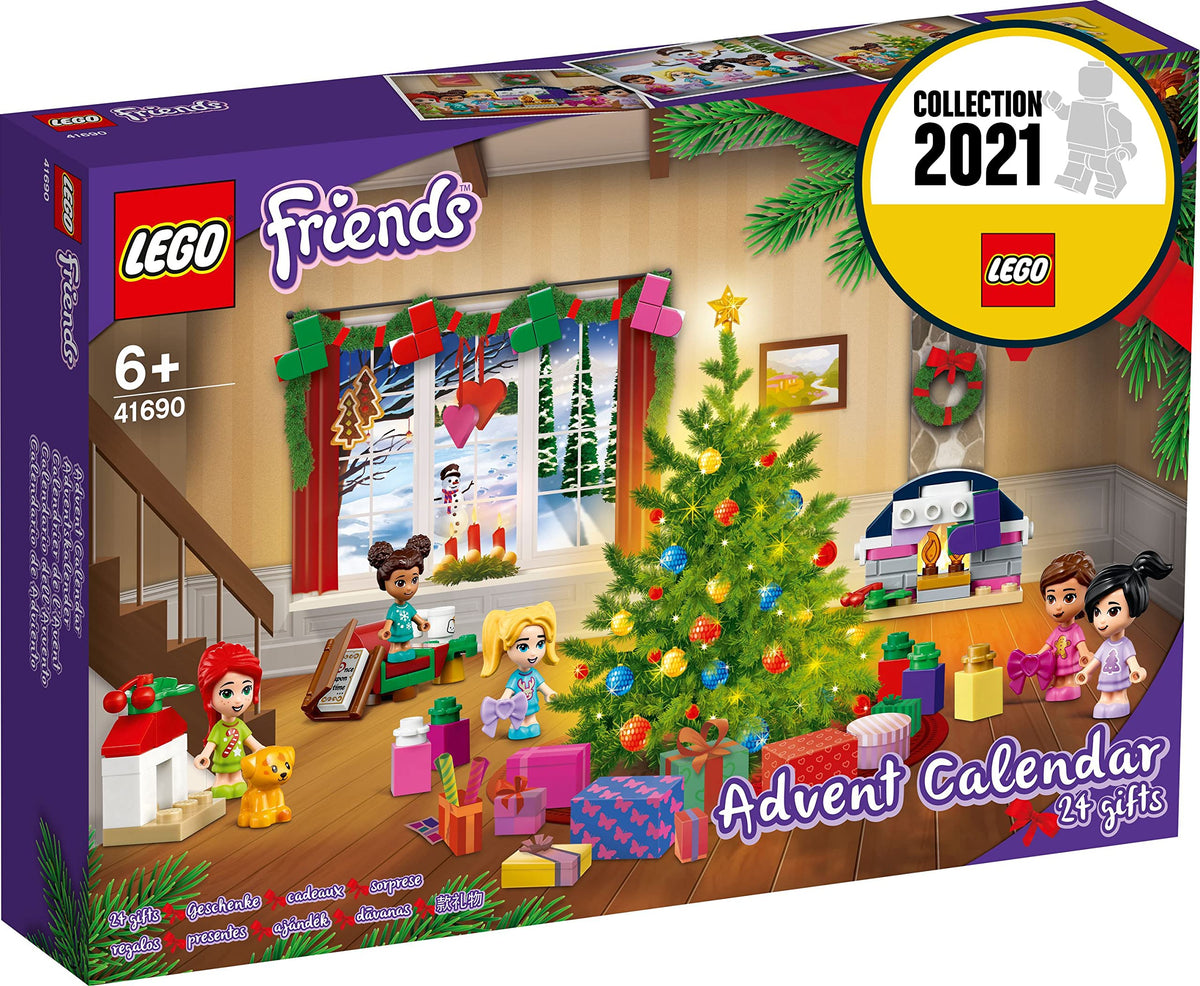 LEGO® Friends Advent Calendar 41690 Building Kit;Christmas Countdown for Creative Kids