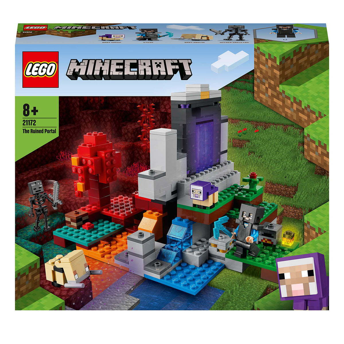 LEGO Minecraft The Destroyed Portal 21172