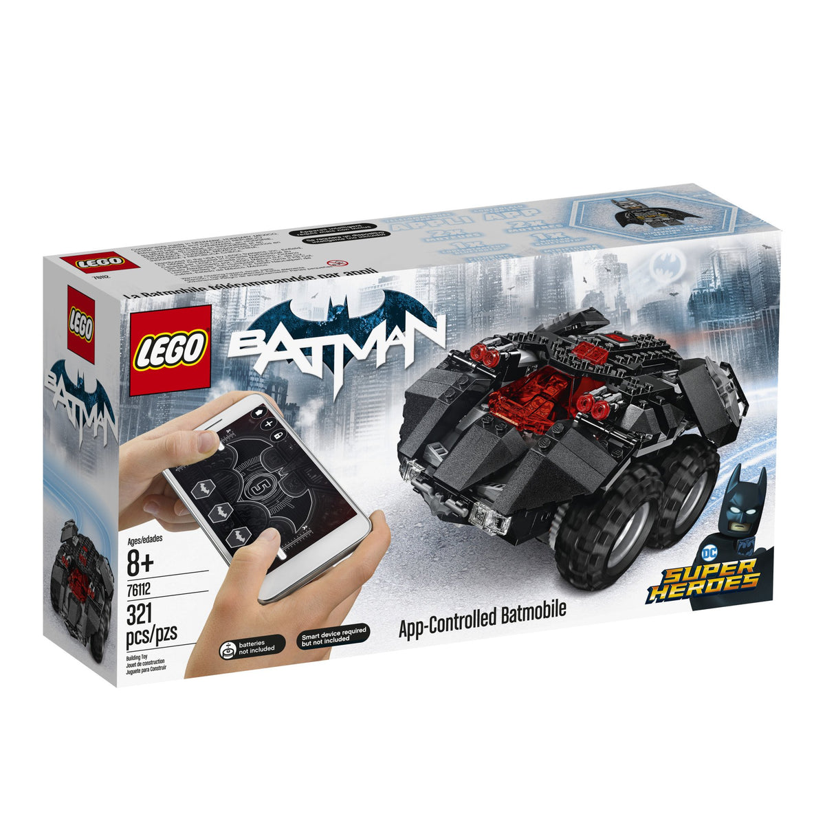 LEGO DC Super Heroes App-controlled Batmobile 76112