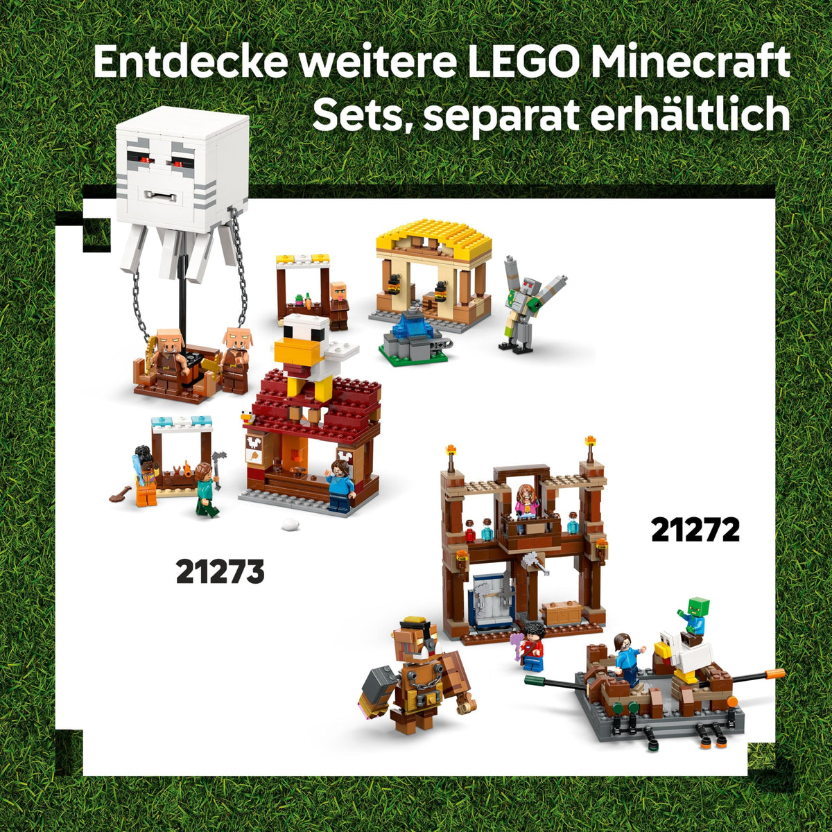 LEGO Minecraft Waldanwesen mit Boxring 21272
