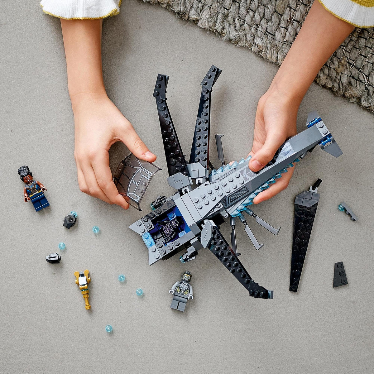 Lego® Super Heroes Marvel Black Panther Dragon Flyer 76186 Building Kit Toy; Create The Final Battle Scene from Avengers: Endgame
