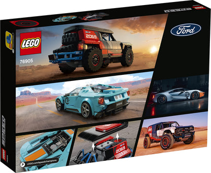 LEGO 76905 Speed Champions Ford GT Heritage Edition and Bronco R