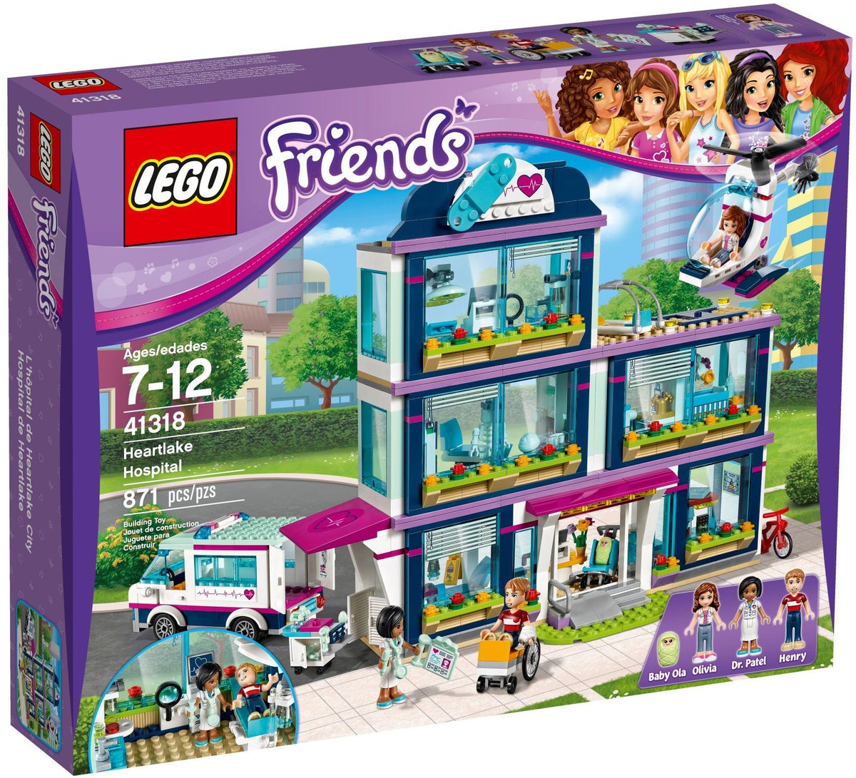 LEGO Friends Heartlake Hospital 41318