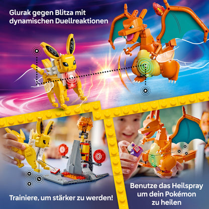 LEGO Pokémon™ SMART Play™: Charizard vs. Jolteon Ultimate Battle 72167