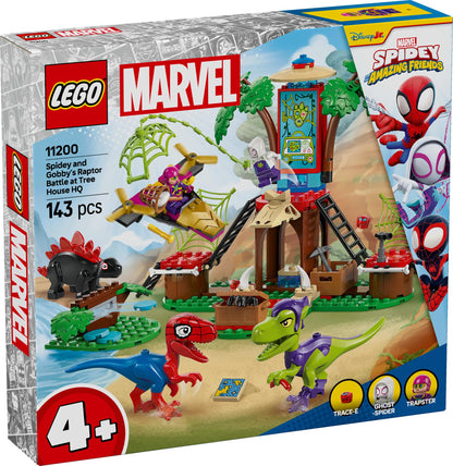 LEGO Marvel Spidey and His Amazing Friends Spidey and Gobby’s Raptor Battle at Tree House HQ  11200
