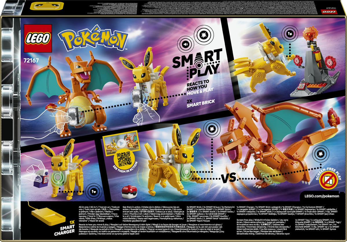 LEGO Pokémon™ SMART Play™: Charizard vs. Jolteon Ultimate Battle 72167