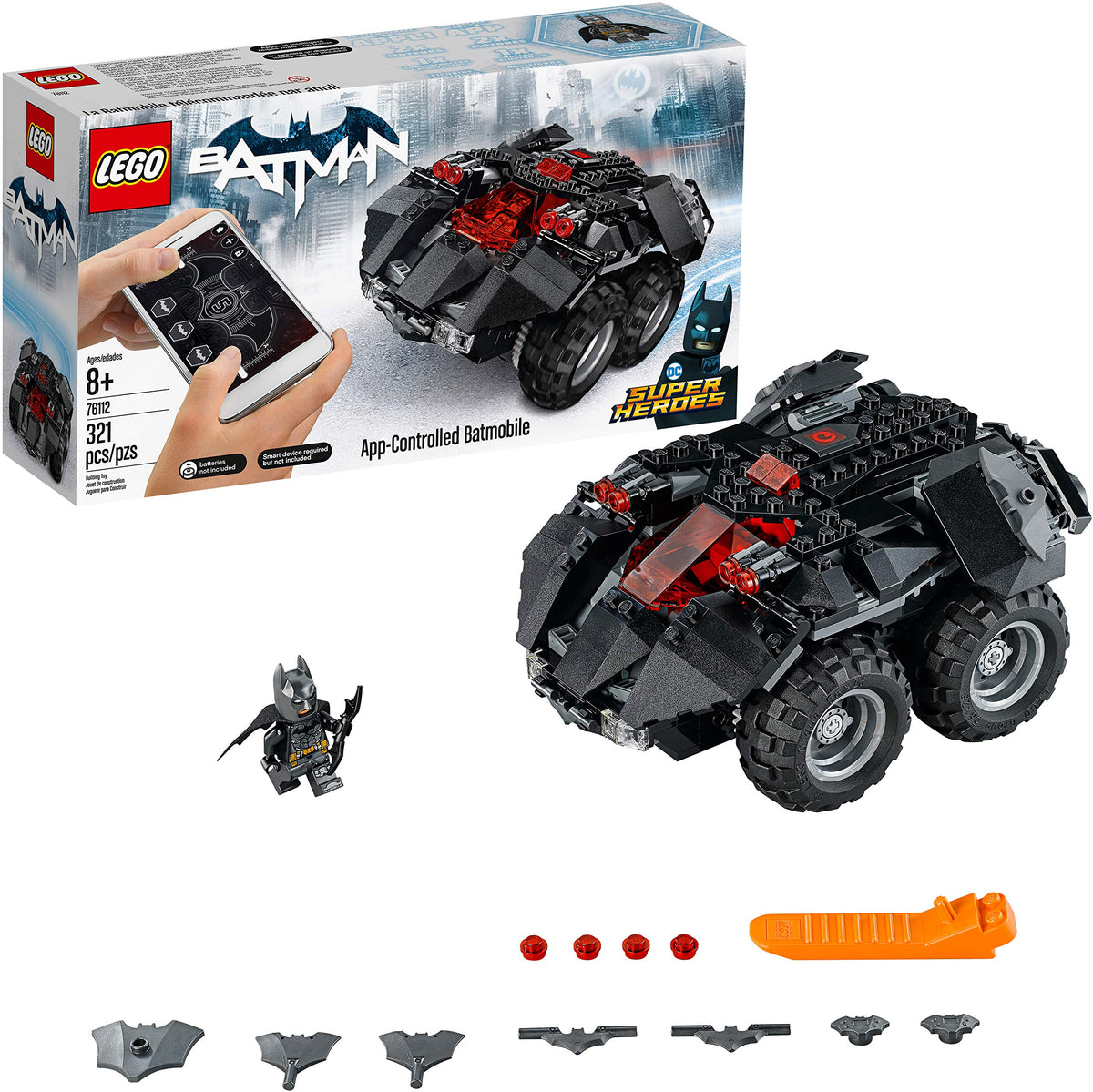 LEGO DC Super Heroes App-controlled Batmobile 76112