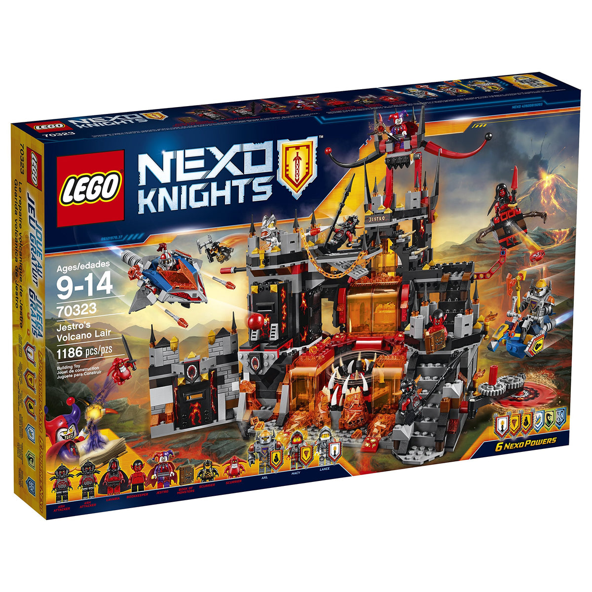 LEGO Nexo Knights Jestro's Volcano Lair 70323