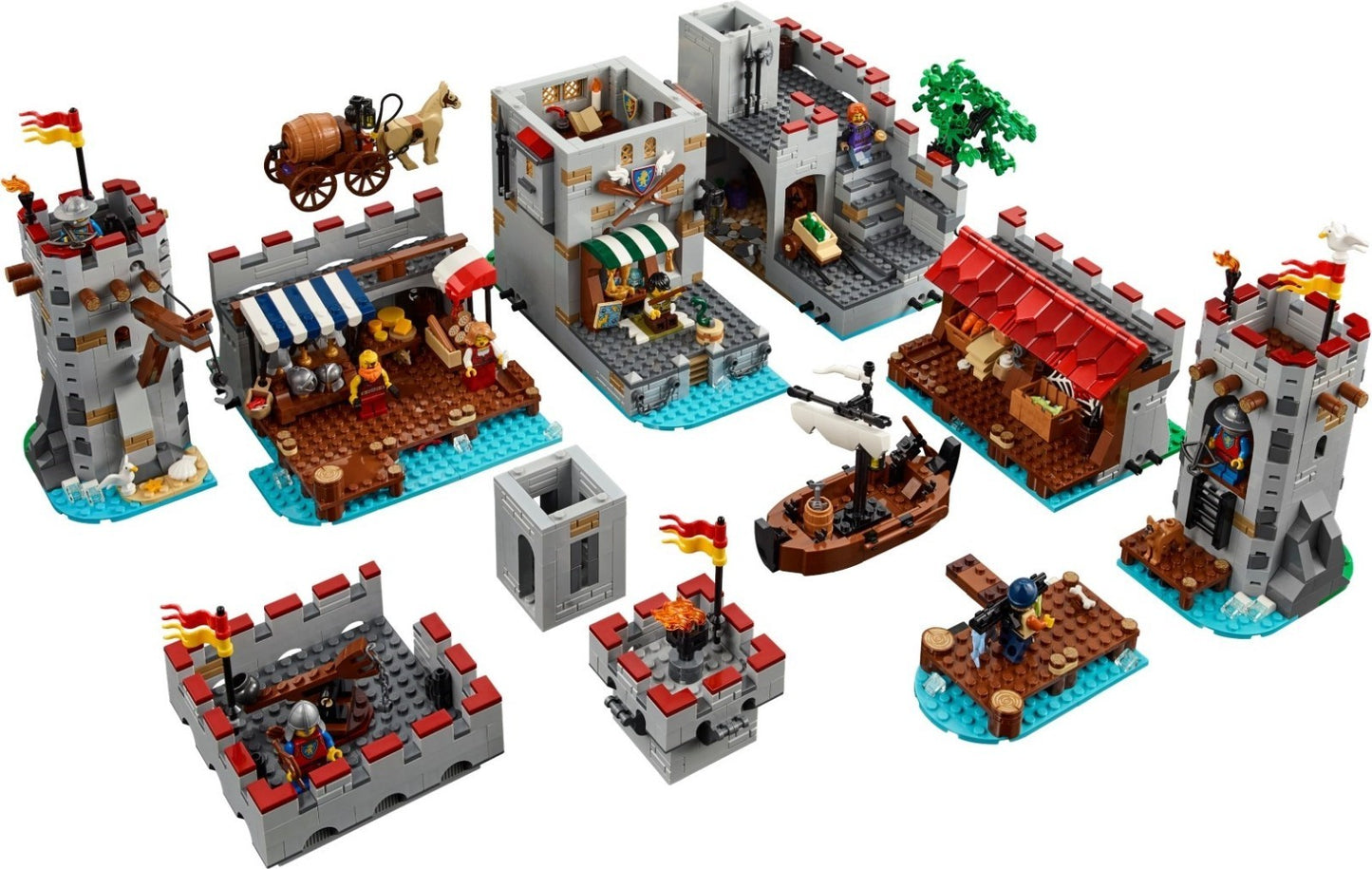 LEGO 910047 Bricklink Designer Medieval Seaside Market