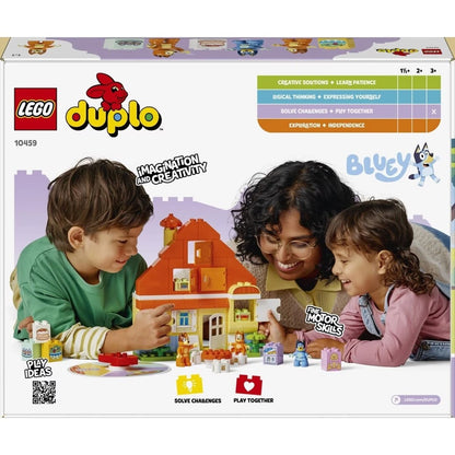 LEGO 10459 DUPLO Bluey: Bluey’s Family House with Memory Game