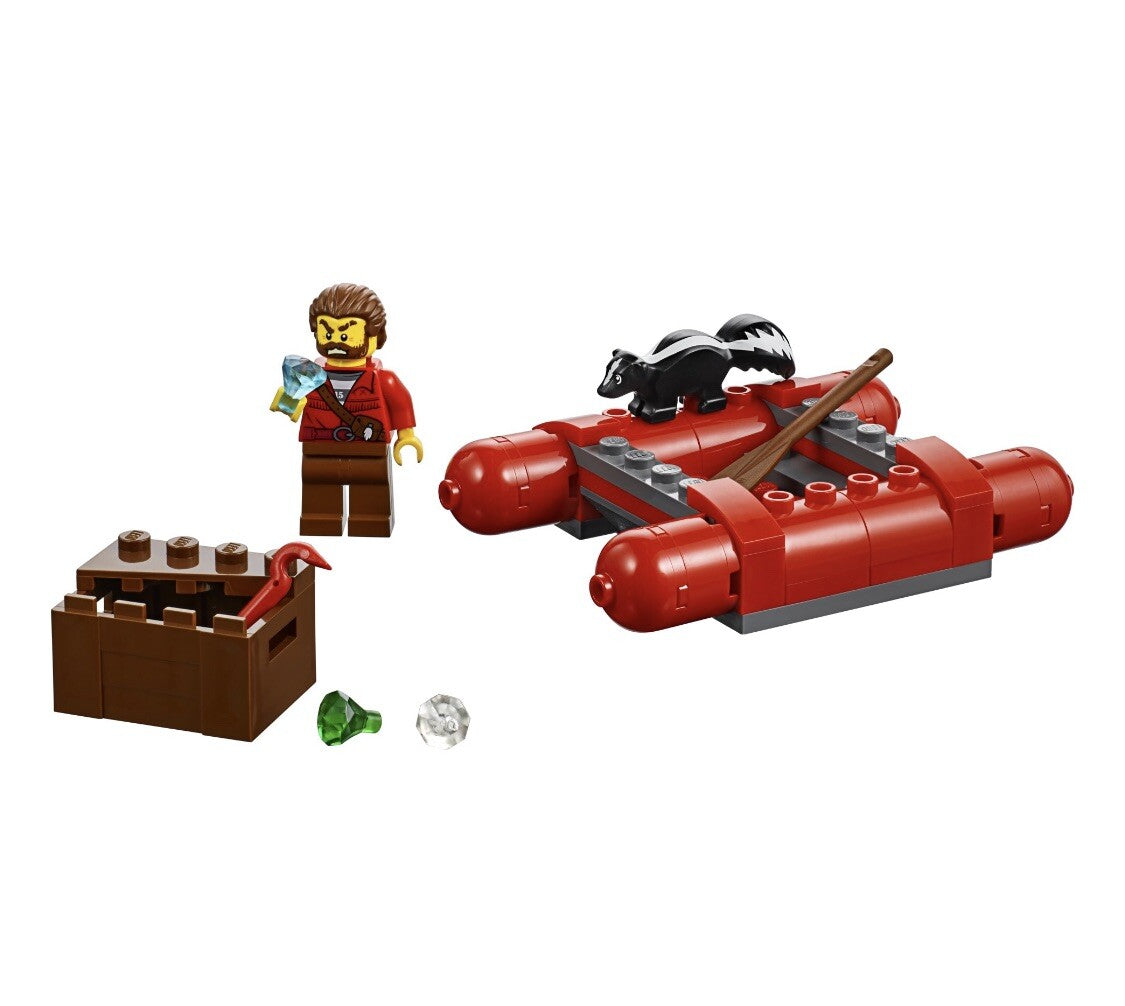 Lego City 60176 Wild River Escape With Skunk Mini Figure And Police Boat retired