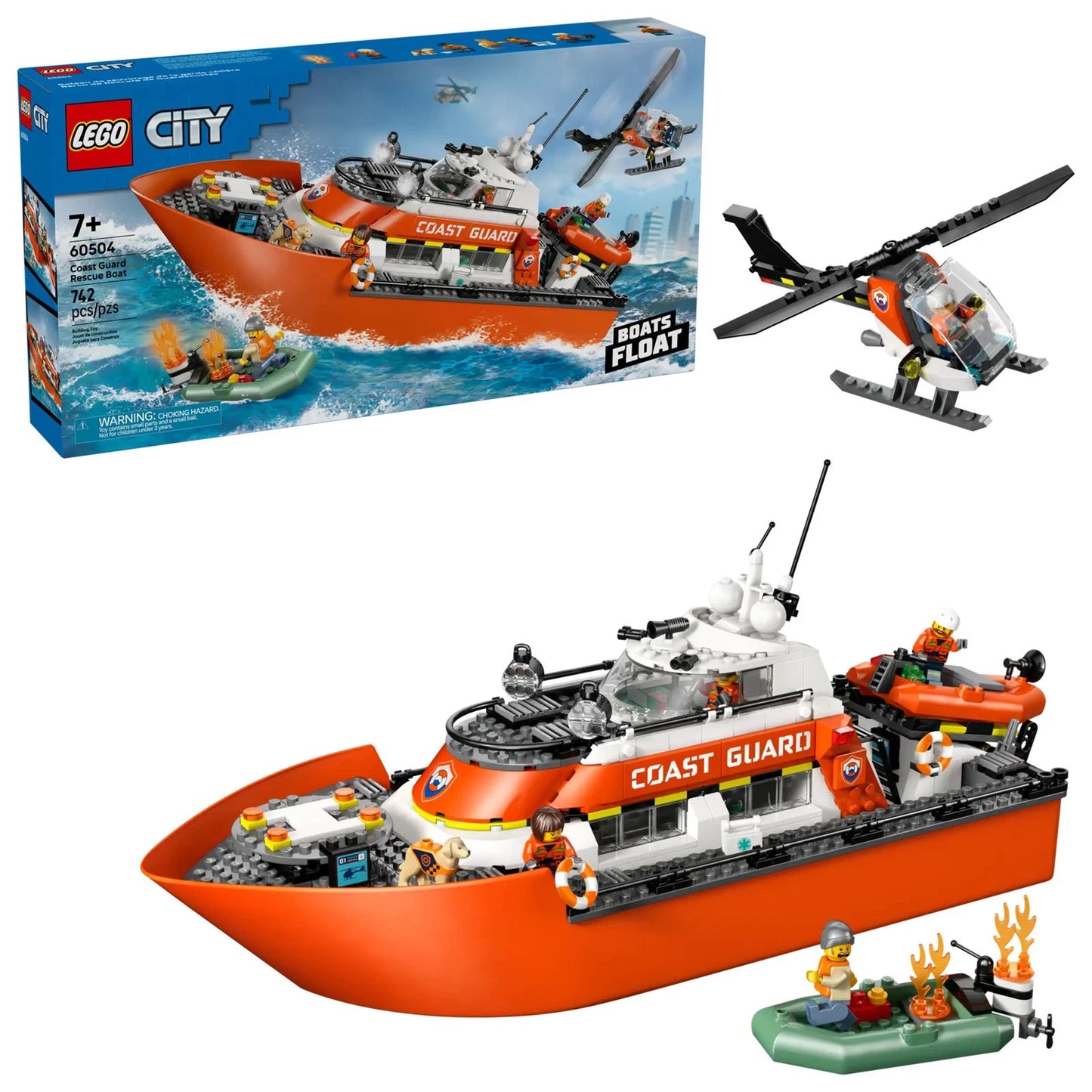 LEGO CITY: Coast Guard Rescue Boat 60504