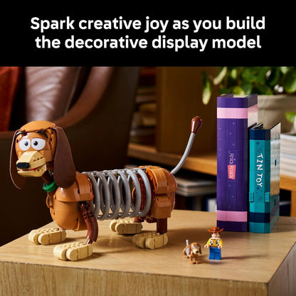 LEGO® ǀ Disney and Pixar Toy Story Slinky Dog Bookends 43301 Cute Dachshund