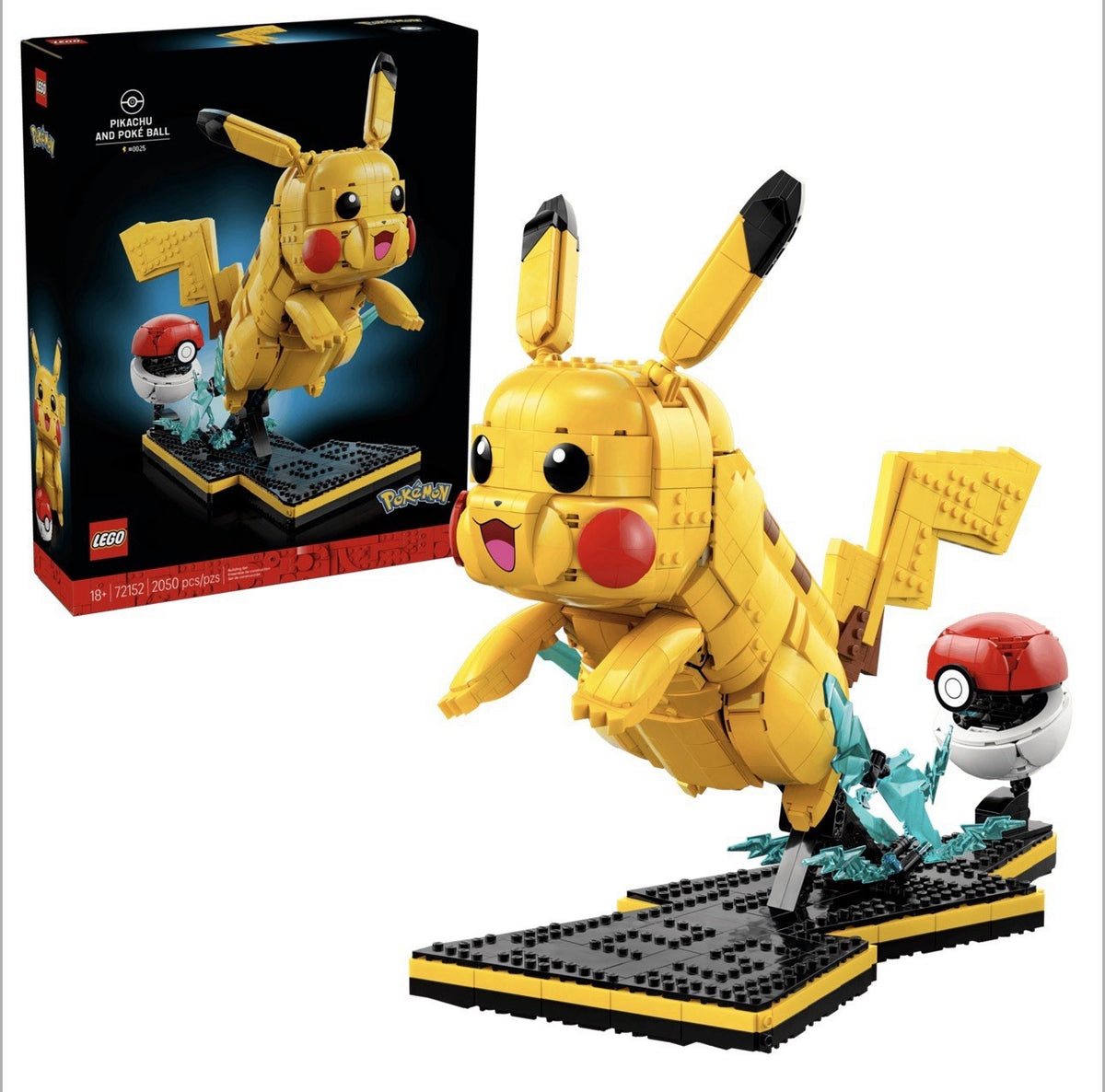 LEGO 72152 Pokemon Pikachu and Poke Ball
