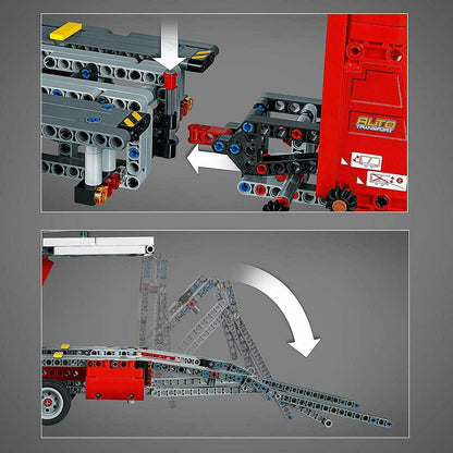 LEGO 42098 Technic Car Transporter Tow Truck Race #1