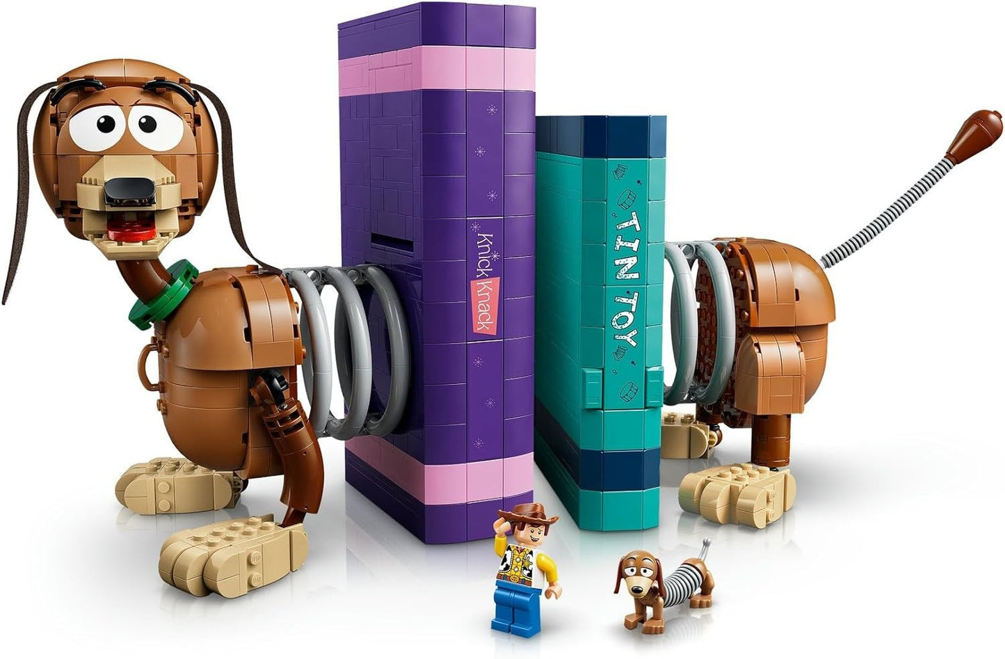 LEGO® ǀ Disney and Pixar Toy Story Slinky Dog Bookends 43301 Cute Dachshund